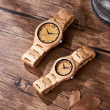 DODO DEER Minimalist Bamboo Watches for Couples