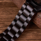 Business style wooden watches with luminous hands