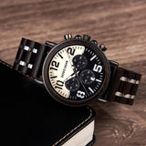 Dark Wooden Watch, Groomsmen Watch, Engraved Watches, Gift for Men