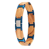 DODO DEER Hot Sale Men's Stainless Steel Wood Bracelet