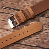 DODO DEER OEM Quartz Couple Bamboo Watches with Extended Leather Strap