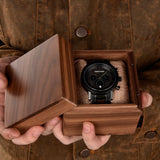 DODO DEER Designer Stainless Steel Wood Watches for men