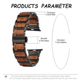 Natural Red Sandal Wood iWatch Band