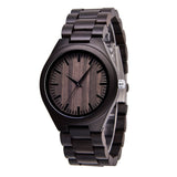 Business style wooden watches with luminous hands