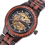 DODO DEER Handcrafted Mechanical Movement Custom logo Wooden Watch