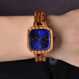 DODO DEER Ldies'  Quartz Uhren Herren Zebra Wood Watches