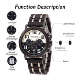 Dark Wooden Watch, Groomsmen Watch, Engraved Watches, Gift for Men