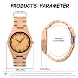 DODO DEER Minimalist Bamboo Watches for Couples