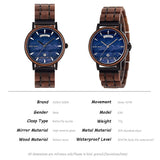 Natural Wooden Watches OEM Men Dress Wristwatch