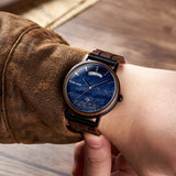 Natural Wooden Watches OEM Men Dress Wristwatch