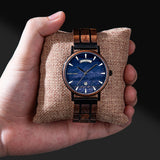 Natural Wooden Watches OEM Men Dress Wristwatch