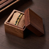 Golden Plated Ebony Wood Braclelet for men