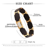 Exquisite Bangles Engraving Logo Black Sandal Wood Bracelets For Men