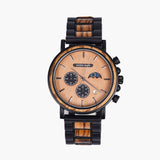 Custom Brand Clock Relogio Masculino chronograph wood watch