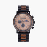 Custom Brand Clock Relogio Masculino chronograph wood watch