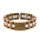 DODO DEER Natural Wooden Bracelet Colorful Wood Bangle Jewelry for Men and Women