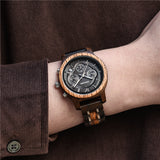 DODO DEER noble style custom logo engrave wood watches