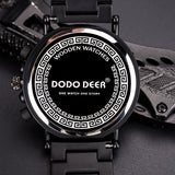 DODO DEER Custom Logo Wood Timepieces with date diaply