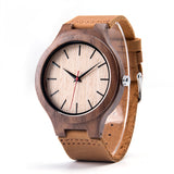 Men Wooden Watch Engraved Watches For Men Leather Groomsman Gift Watch Graduation Gift Mens Watch Engraved