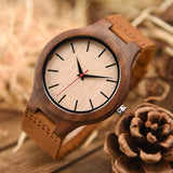 Men Wooden Watch Engraved Watches For Men Leather Groomsman Gift Watch Graduation Gift Mens Watch Engraved