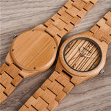 Chinese dropshipping bamboo wood watches for men