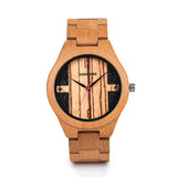 Chinese dropshipping bamboo wood watches for men