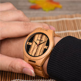 Chinese dropshipping bamboo wood watches for men