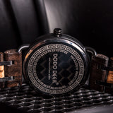 DODO DEER Minimalist Wooden Quartz Mens Watch