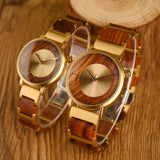 Business Wooden couples watch for her and his