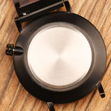 5 TAM Waterproof Ultra Thin Ebony Wood Watch