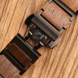 Quick Release Replacement Strap Wooden Band for Apple Watch 38 / 42mm Strap