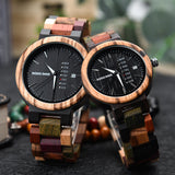 Factory Wholesale handmade black wooden watch