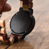 Factory Wholesale handmade black wooden watch