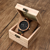 Factory Wholesale handmade black wooden watch