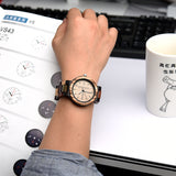 Colorful wood calendar watch stay fine watch for men and women