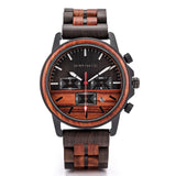 DODO DEER Rose Zebra Wood Watches with Luminous Hand