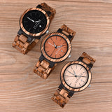 DODO DEER Classic Wooden Watch with Date Display