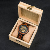 Luxury Lover's Wooden custom logo Automatic watches for couples