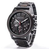 Ebony Wooden Men's watch Anniversary Gift for Him