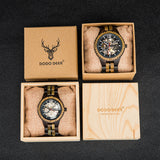 DODO DEER khaki field mechanical couples watches