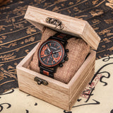 Ebony Wooden Men's watch Anniversary Gift for Him