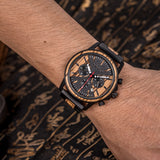 Ebony Wooden Men's watch Anniversary Gift for Him