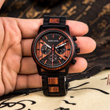 Ebony Wooden Men's watch Anniversary Gift for Him