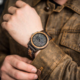 Multifunction Stop Watch Dropshipping Men's Wood Watch