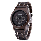 DODO DEER Luxury Men Chronograph Wood Watch