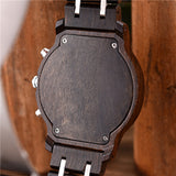 DODO DEER Luxury Men Chronograph Wood Watch