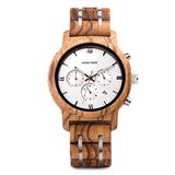 DODO DEER Luxury Men Chronograph Wood Watch