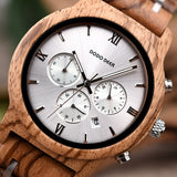 DODO DEER Luxury Men Chronograph Wood Watch