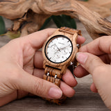 DODO DEER Luxury Men Chronograph Wood Watch