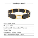 Exquisite Bangles Engraving Logo Black Sandal Wood Bracelets For Men and women